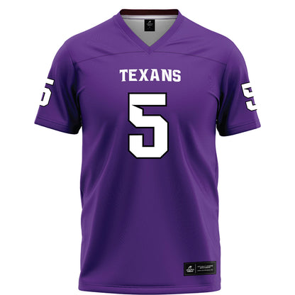Tarleton State - NCAA Football : Dabari Hawkins - Purple Football Jersey-0