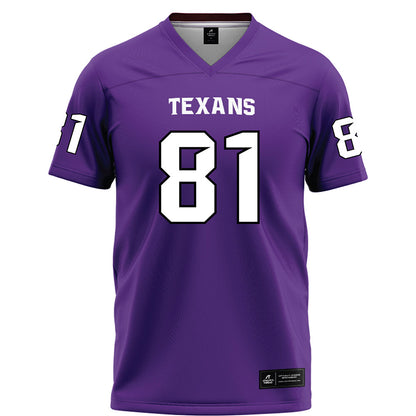 Tarleton State - NCAA Football : Fischer Ohrt - Purple Football Jersey