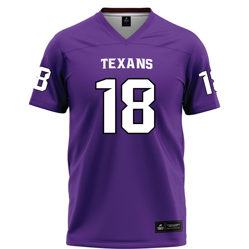 Tarleton State - NCAA Football : Matt Freeman - Purple Football Jersey-0