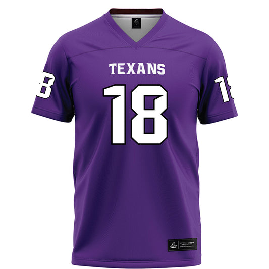 Tarleton State - NCAA Football : Matt Freeman - Purple Football Jersey-0