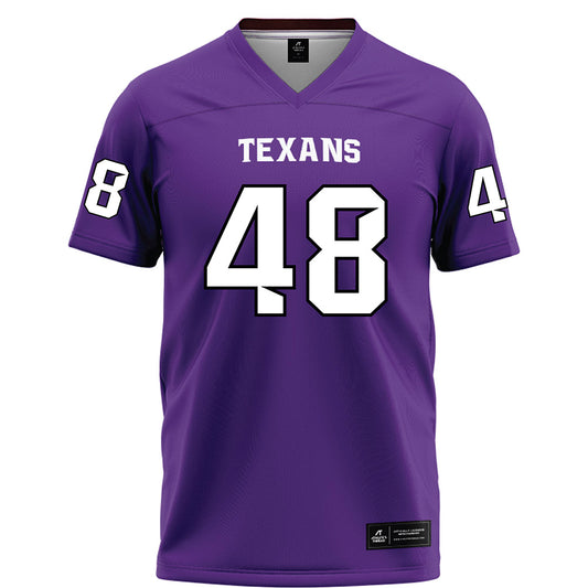 Tarleton State - NCAA Football : Reese Woerner - Purple Football Jersey-0