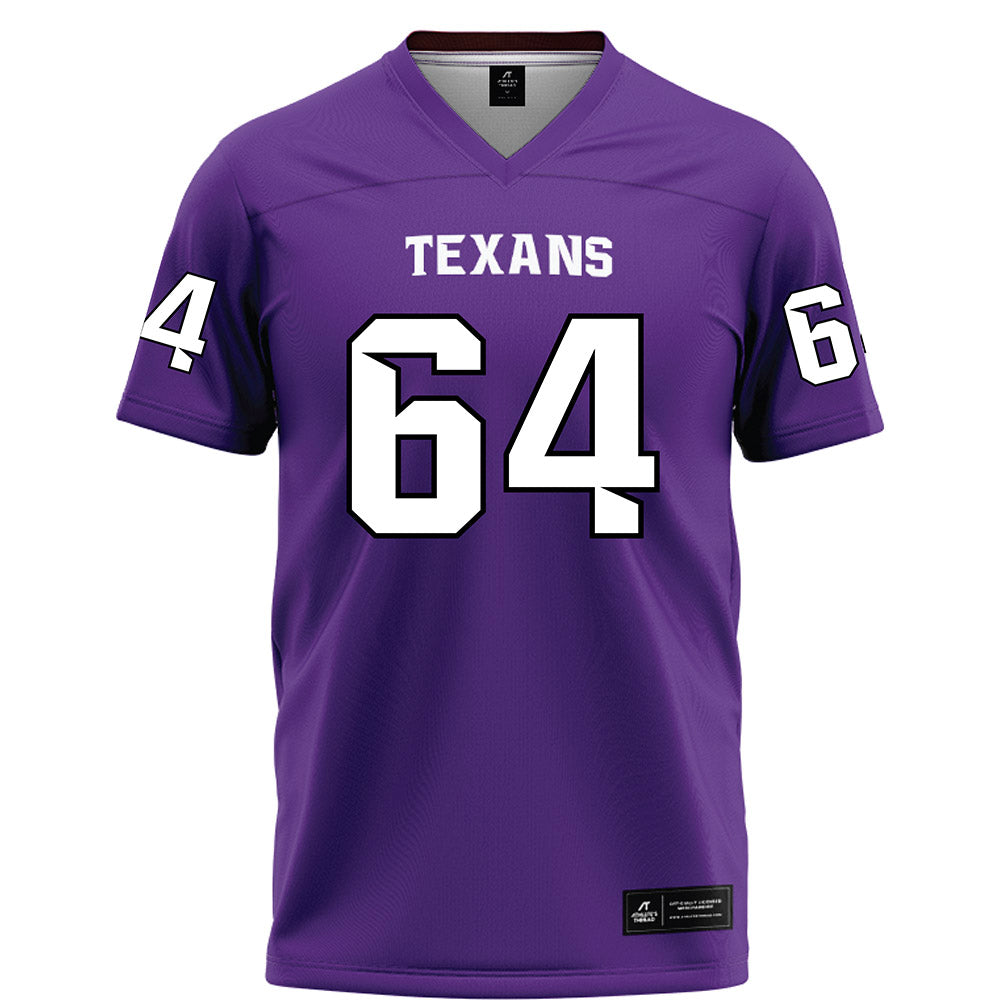 Tarleton State - NCAA Football : Rikter Connally - Purple Football Jersey-0