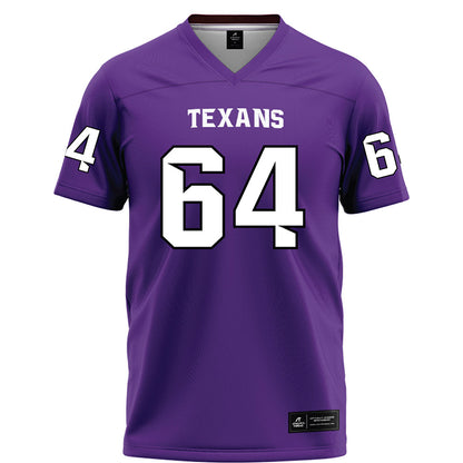 Tarleton State - NCAA Football : Rikter Connally - Purple Football Jersey-0