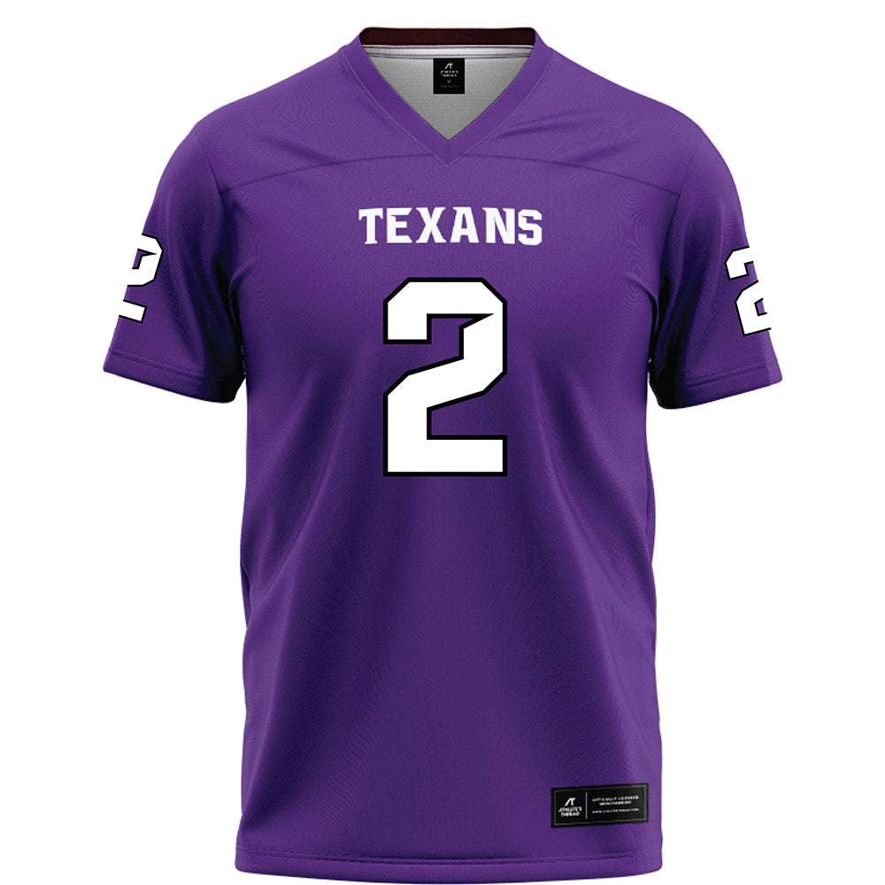 Tarleton State - NCAA Football : Cody Jackson - Purple Football Jersey