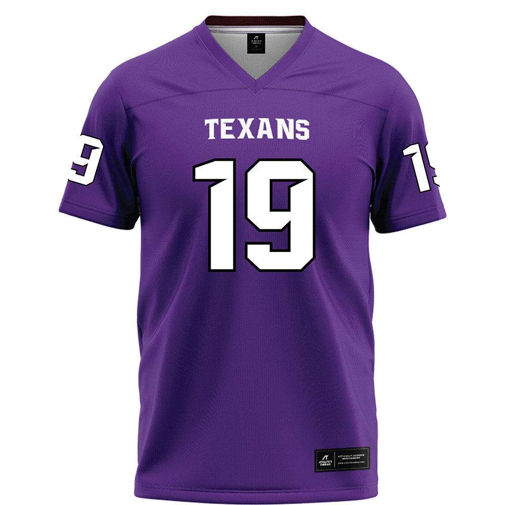 Tarleton State - NCAA Football : Kyle Jackson - Purple Football Jersey