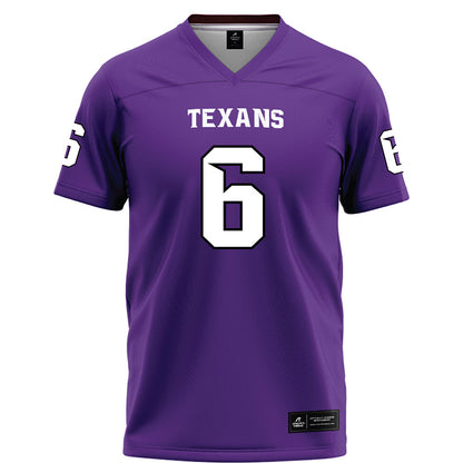Tarleton State - NCAA Football : Caleb Lewis - Purple Football Jersey-0