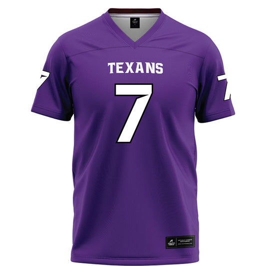 Tarleton State - NCAA Football : Jaylen Jackson - Purple Football Jersey-0