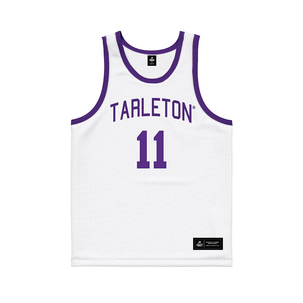 Tarleton State - NCAA Women's Basketball : Jakoriah Long - White Basketball Jersey-0