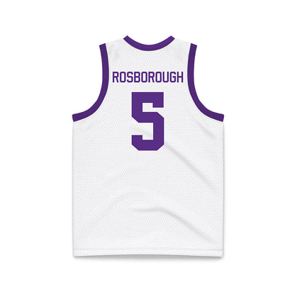 Tarleton State - NCAA Women's Basketball : Arieona Rosborough - Purple Basketball Jersey-1