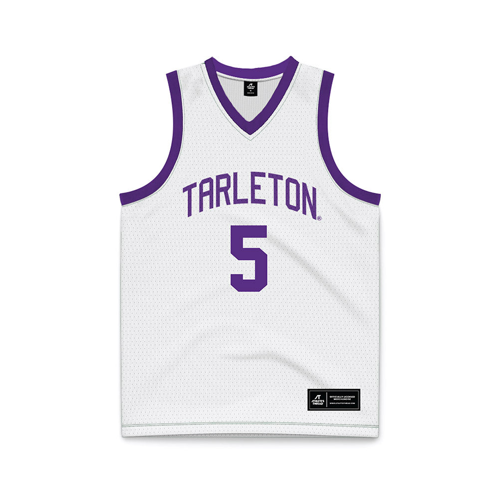Tarleton State - NCAA Women's Basketball : Arieona Rosborough - Purple Basketball Jersey-0