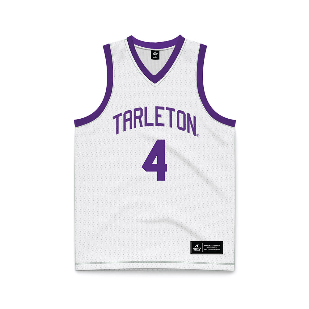 Tarleton State - NCAA Women's Basketball : Kyriana Jones - Purple Basketball Jersey-0