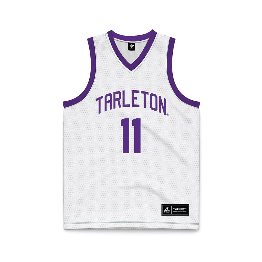 Tarleton State - NCAA Women's Basketball : Jakoriah Long - Purple Basketball Jersey-0