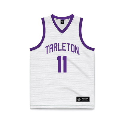 Tarleton State - NCAA Women's Basketball : Jakoriah Long - Purple Basketball Jersey-0