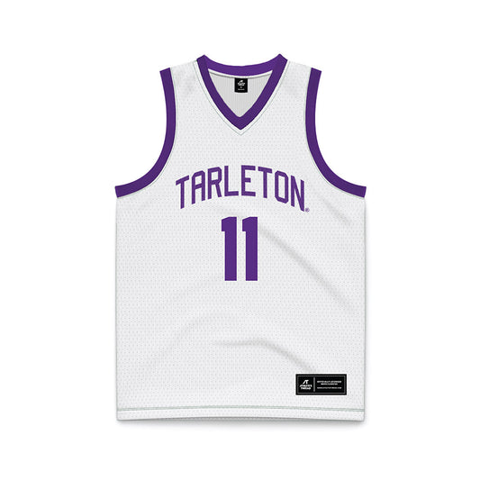 Tarleton State - NCAA Women's Basketball : Jakoriah Long - Purple Basketball Jersey-0