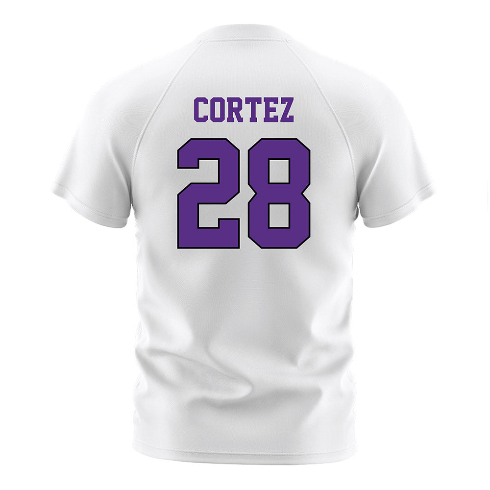 Tarleton State - NCAA Women's Soccer : Sam Cortez - White Soccer Jersey-1