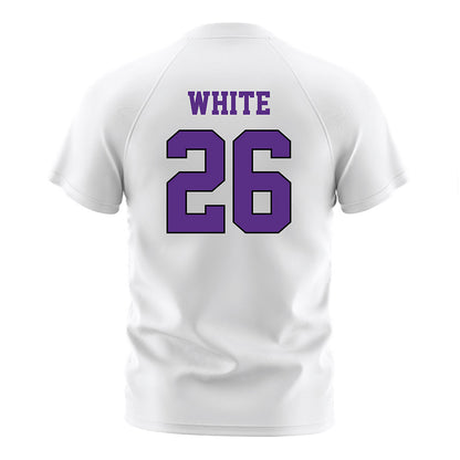 Tarleton State - NCAA Women's Soccer : Sydney White - White Soccer Jersey-1