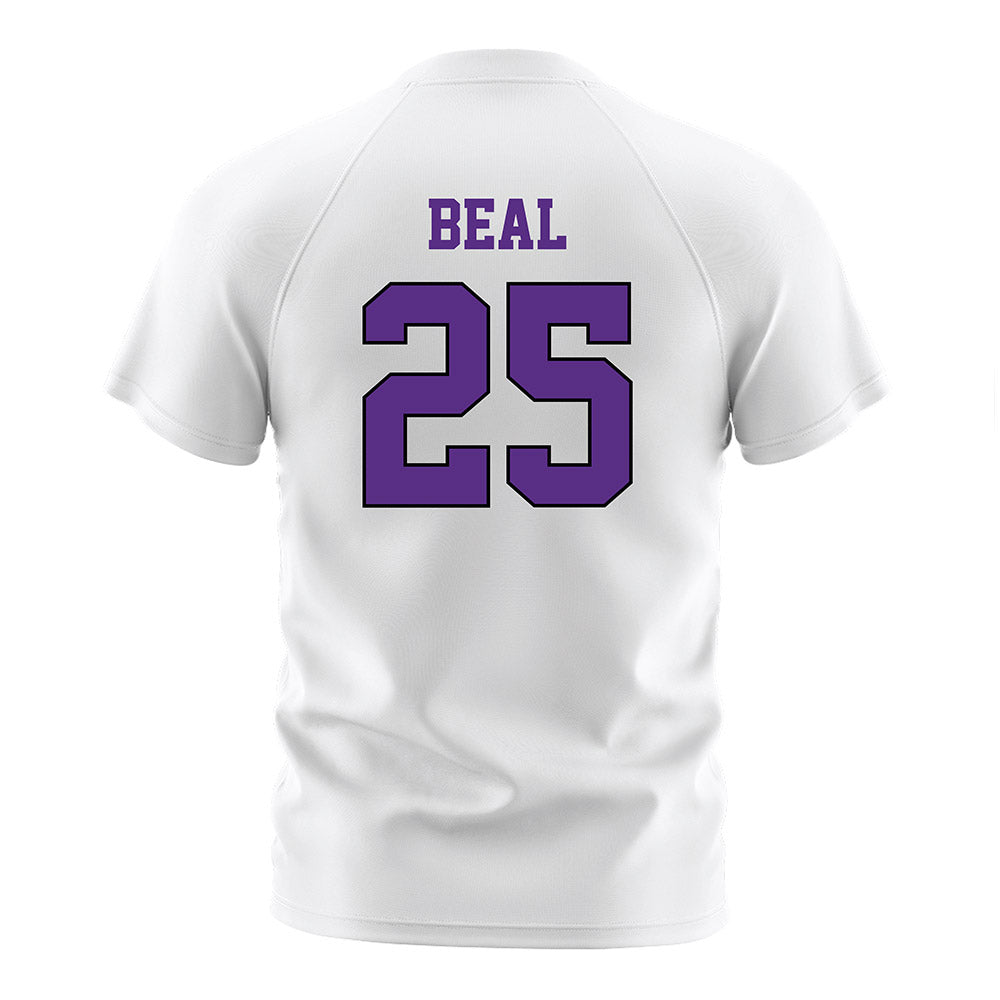 Tarleton State - NCAA Women's Soccer : DawnJay Beal - White Soccer Jersey-1