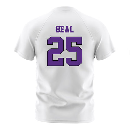 Tarleton State - NCAA Women's Soccer : DawnJay Beal - White Soccer Jersey-1