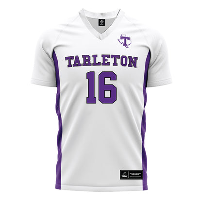 Tarleton State - NCAA Women's Soccer : Jaycie Bass - White Soccer Jersey