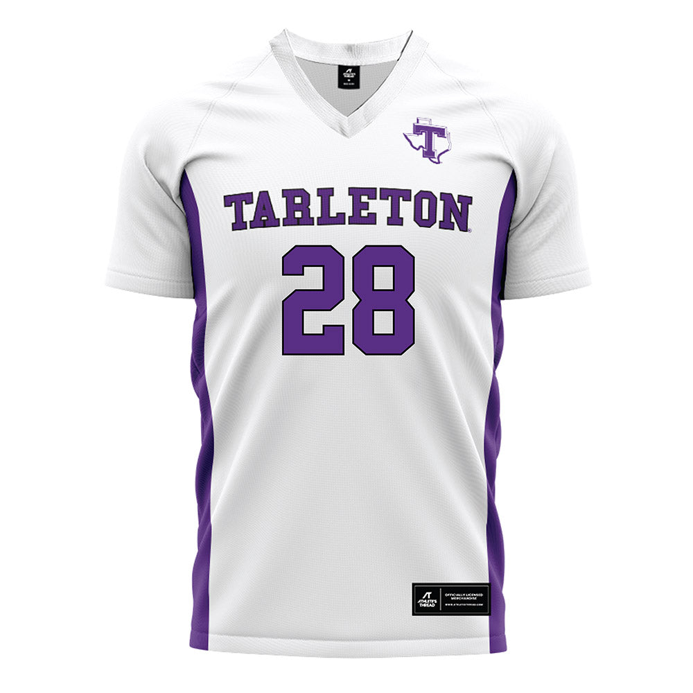 Tarleton State - NCAA Women's Soccer : Sam Cortez - White Soccer Jersey-0