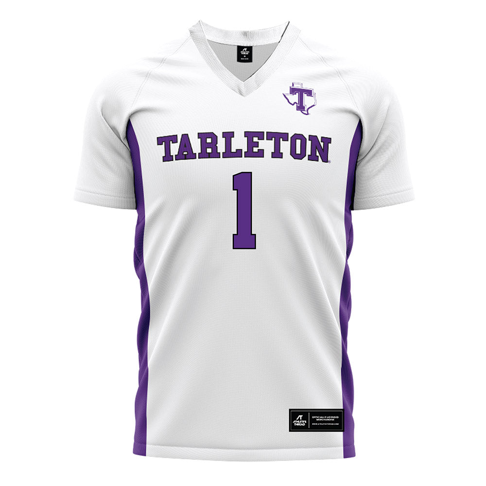 Tarleton State - NCAA Women's Soccer : Rylie Bloomfield - White Soccer Jersey-0