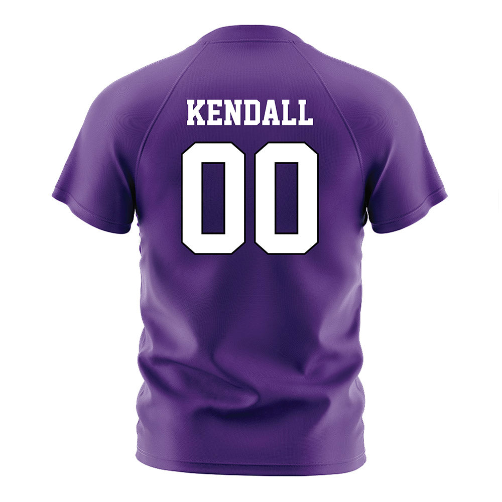 Tarleton State - NCAA Women's Soccer : Mikayla Kendall - Purple Soccer Jersey-1