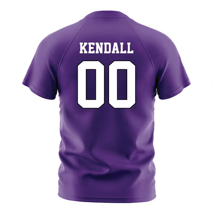 Tarleton State - NCAA Women's Soccer : Mikayla Kendall - Purple Soccer Jersey-1