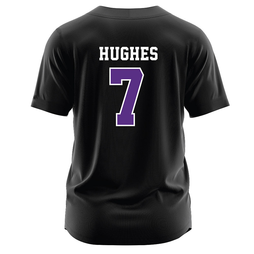 Tarleton State - NCAA Softball : Haley Hughes - Black Jersey-1