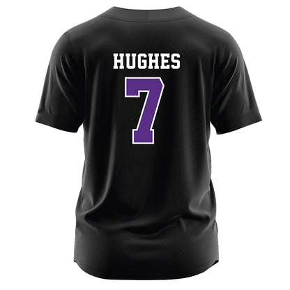 Tarleton State - NCAA Softball : Haley Hughes - Black Jersey-1