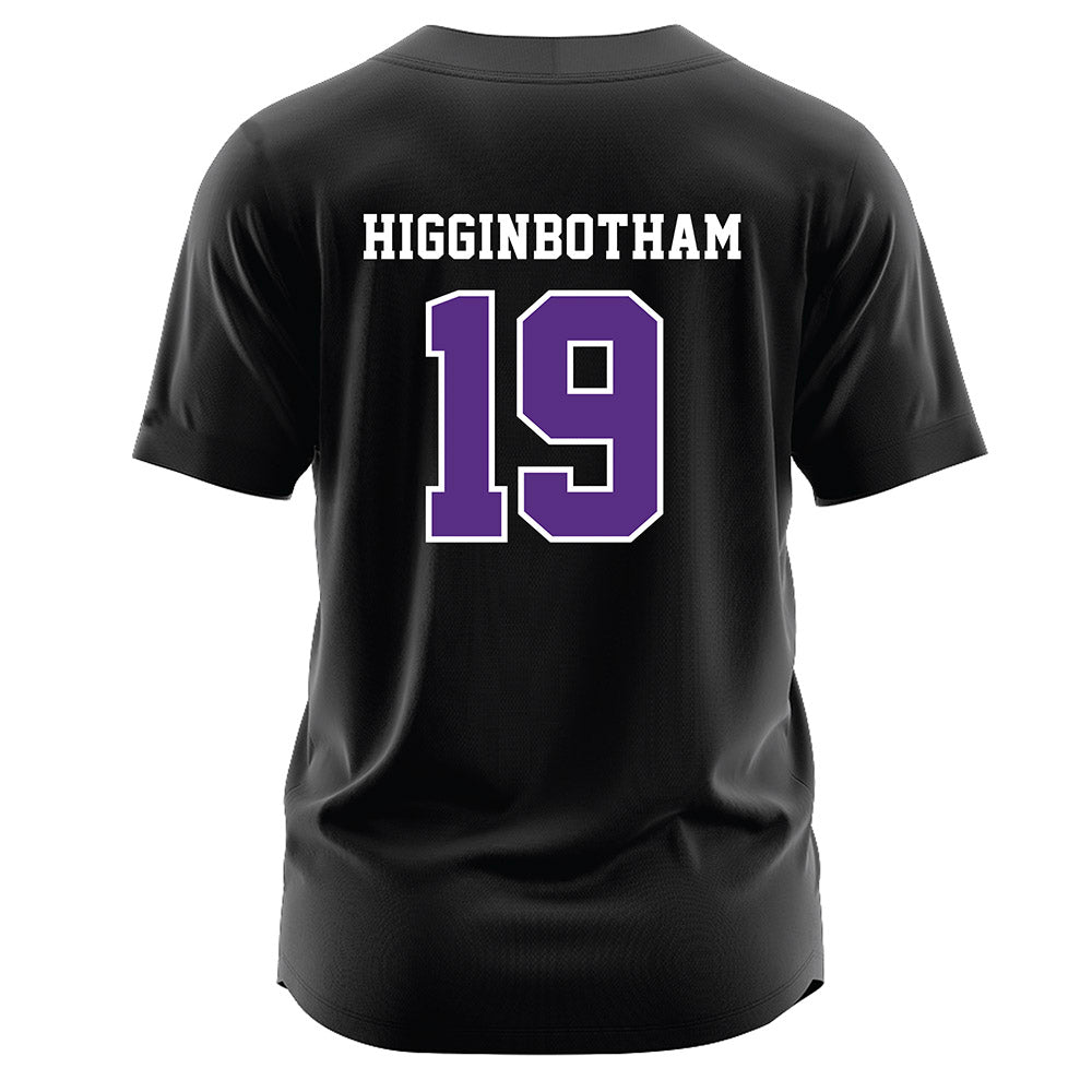 Tarleton State - NCAA Softball : Alyson Higginbotham - Black Jersey-1