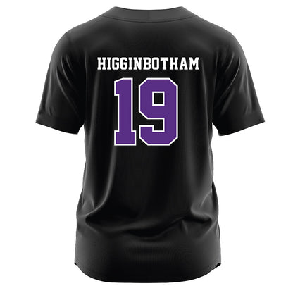 Tarleton State - NCAA Softball : Alyson Higginbotham - Black Jersey-1