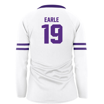 Tarleton State - NCAA Women's Volleyball : Alexa Earle - White Volleyball Jersey-1