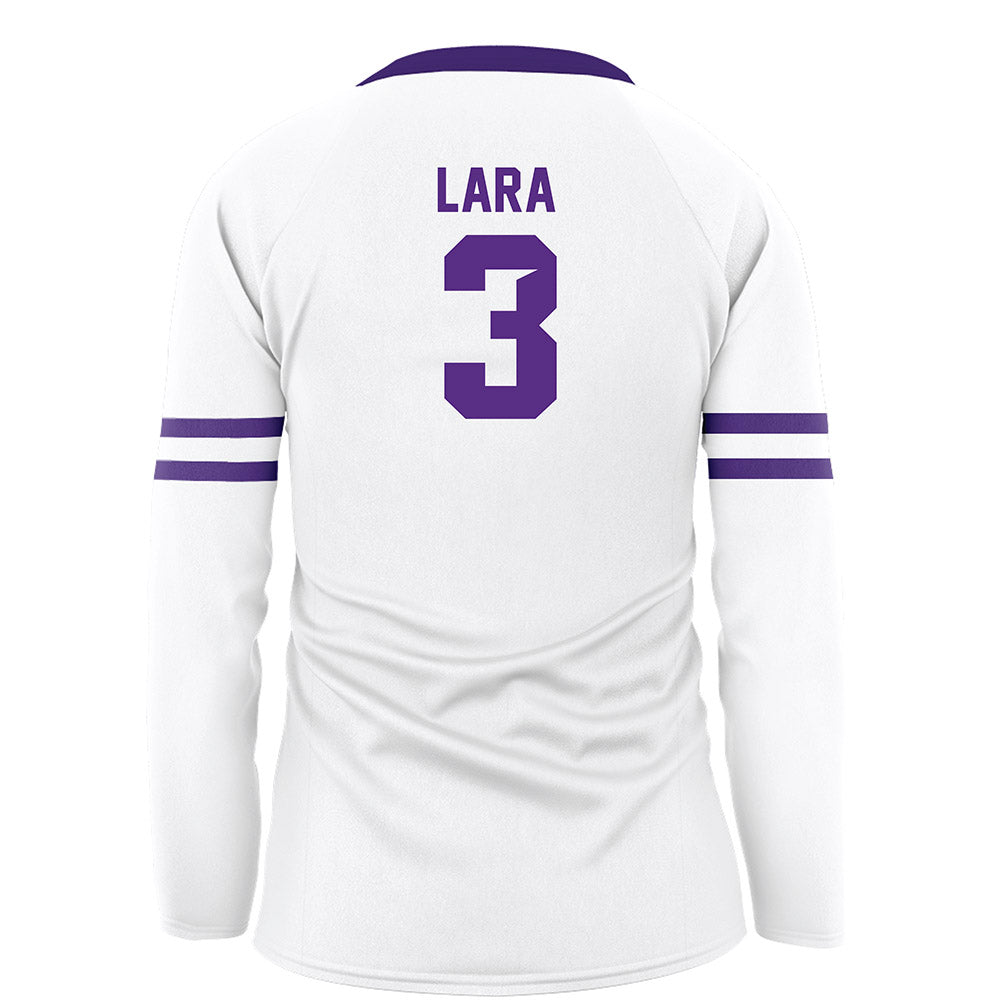 Tarleton State - NCAA Women's Volleyball : LaNeah Lara - White Volleyball Jersey-1