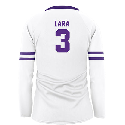 Tarleton State - NCAA Women's Volleyball : LaNeah Lara - White Volleyball Jersey-1
