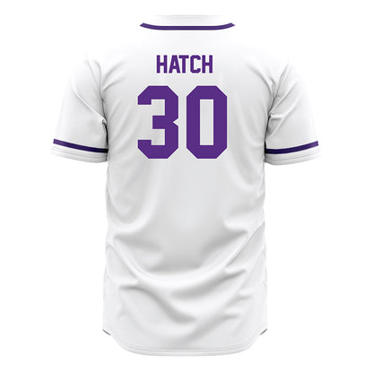 Tarleton State - NCAA Baseball : Spencer Hatch - White Jersey-1