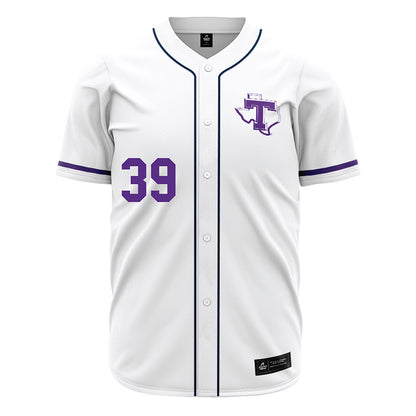 Tarleton State - NCAA Baseball : Brendon Carter - White Jersey-0