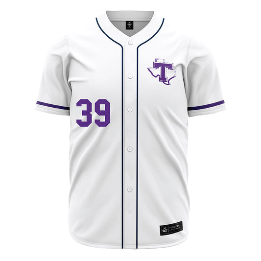 Tarleton State - NCAA Baseball : Brendon Carter - White Jersey-0