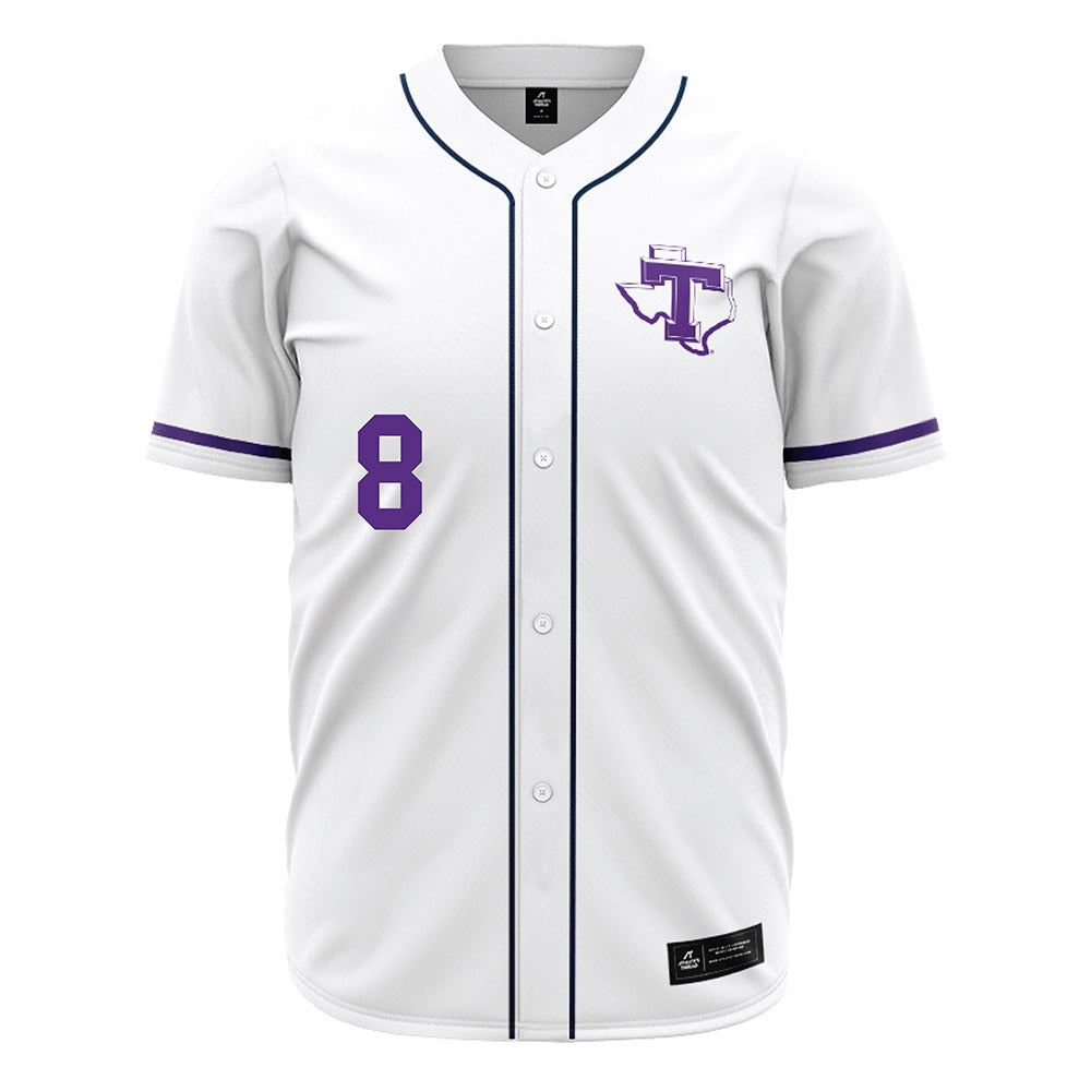 Tarleton State - NCAA Baseball : Rayner Heinrich - White Jersey-0