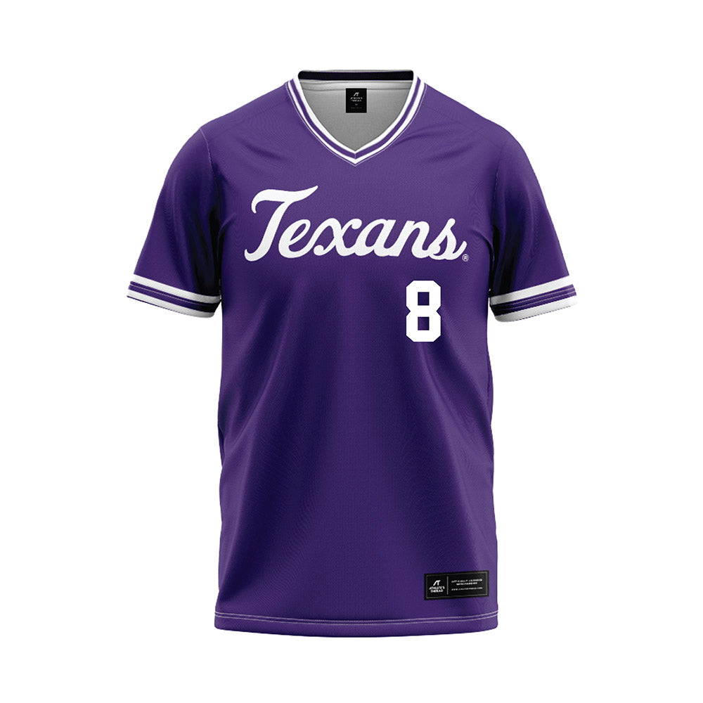 Tarleton State - NCAA Baseball : Rayner Heinrich - Purple Jersey-0