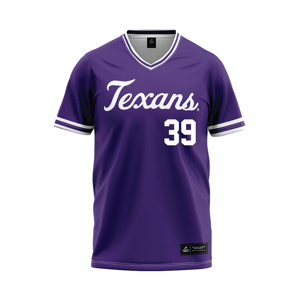 Tarleton State - NCAA Baseball : Brendon Carter - Purple Jersey-0