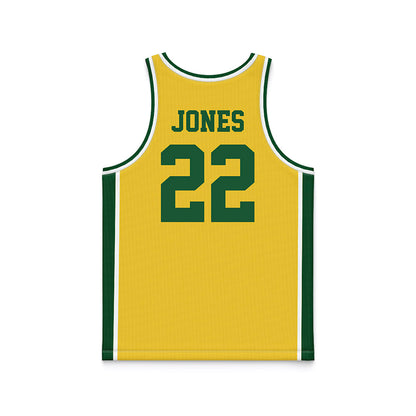 OKBU - NCAA Women's Basketball : Brianna Jones - Yellow Basketball Jersey-1