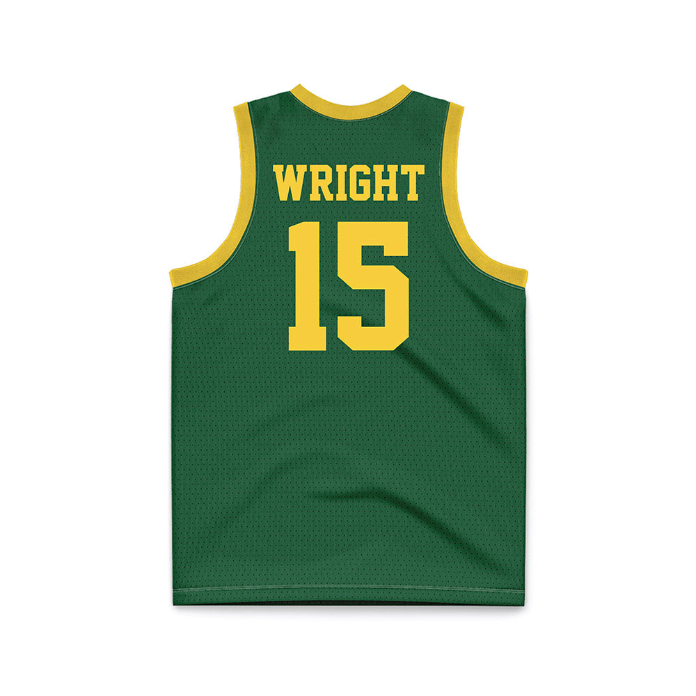 OKBU - NCAA Women's Basketball : Faith Wright - Green Basketball Jersey-1