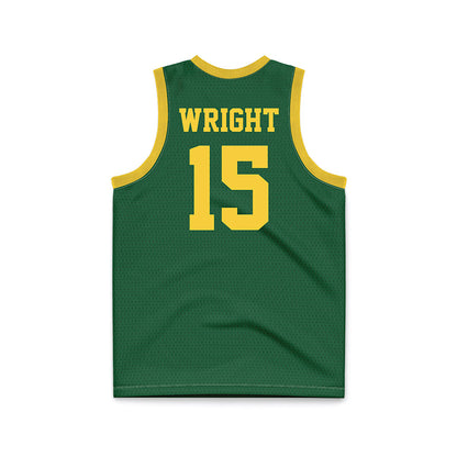 OKBU - NCAA Women's Basketball : Faith Wright - Green Basketball Jersey-1