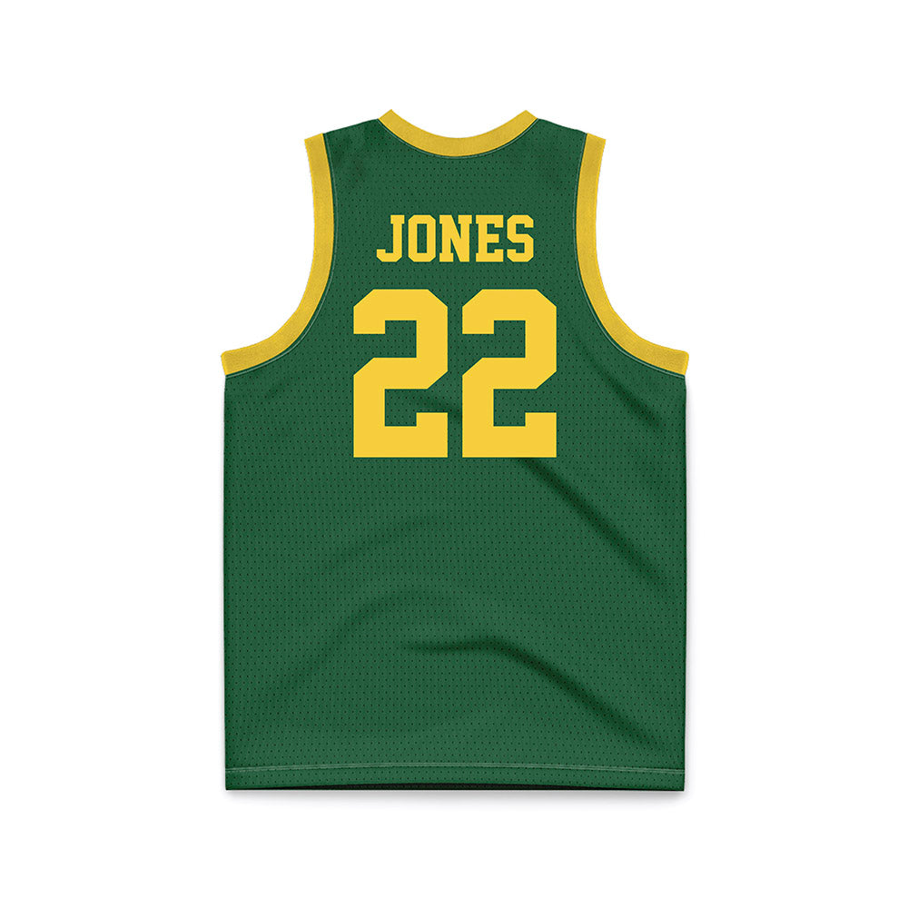 OKBU - NCAA Women's Basketball : Brianna Jones - Green Basketball Jersey-1