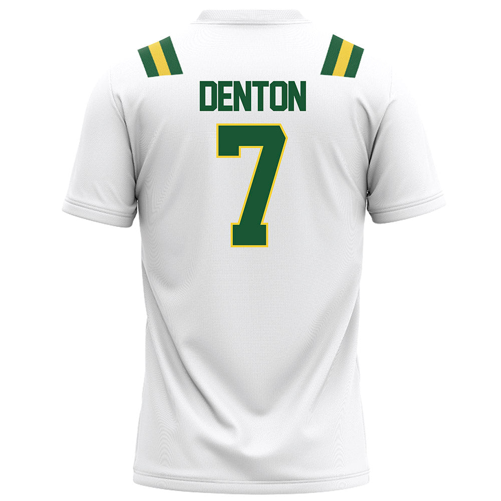 OKBU - NCAA Football : Drew Denton - White Football Jersey