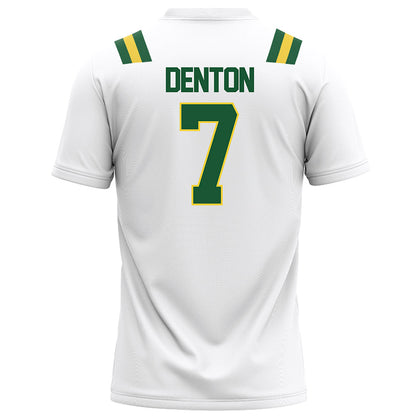 OKBU - NCAA Football : Drew Denton - White Football Jersey