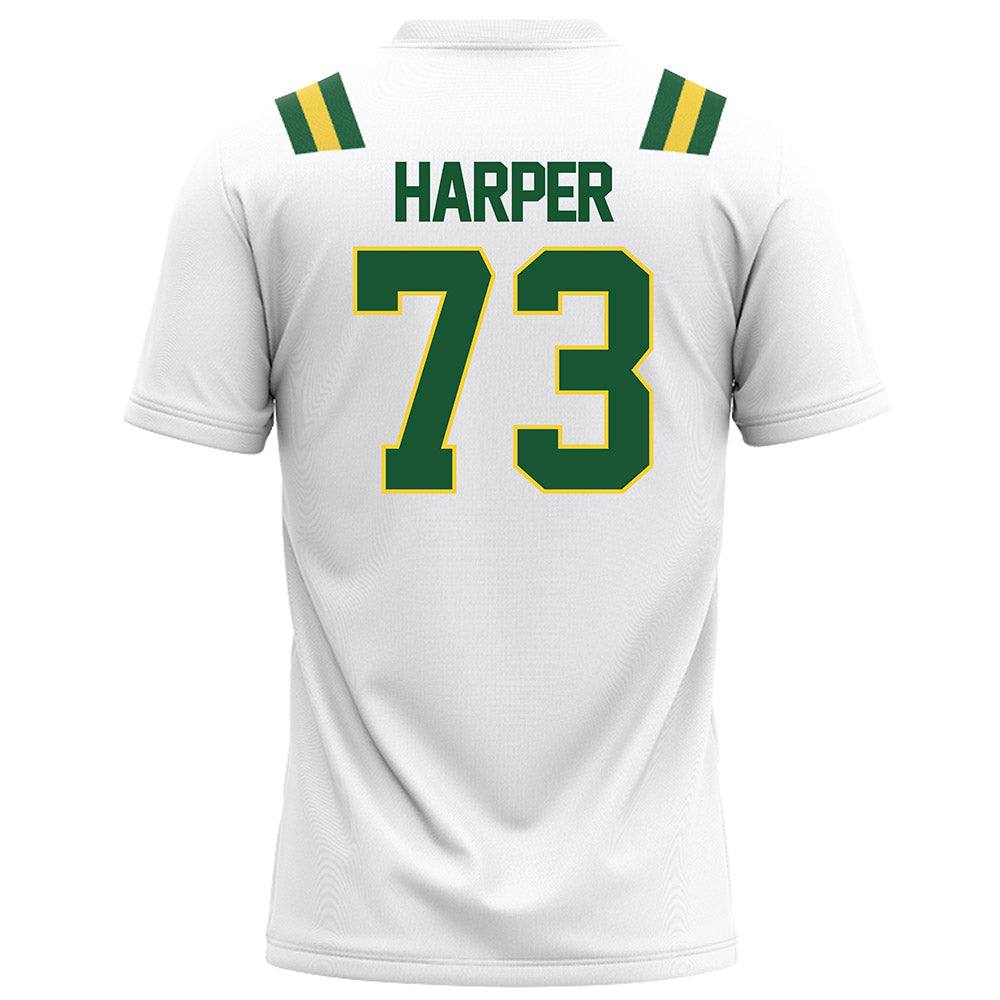 OKBU - NCAA Football : Ian Harper - White Football Jersey-1
