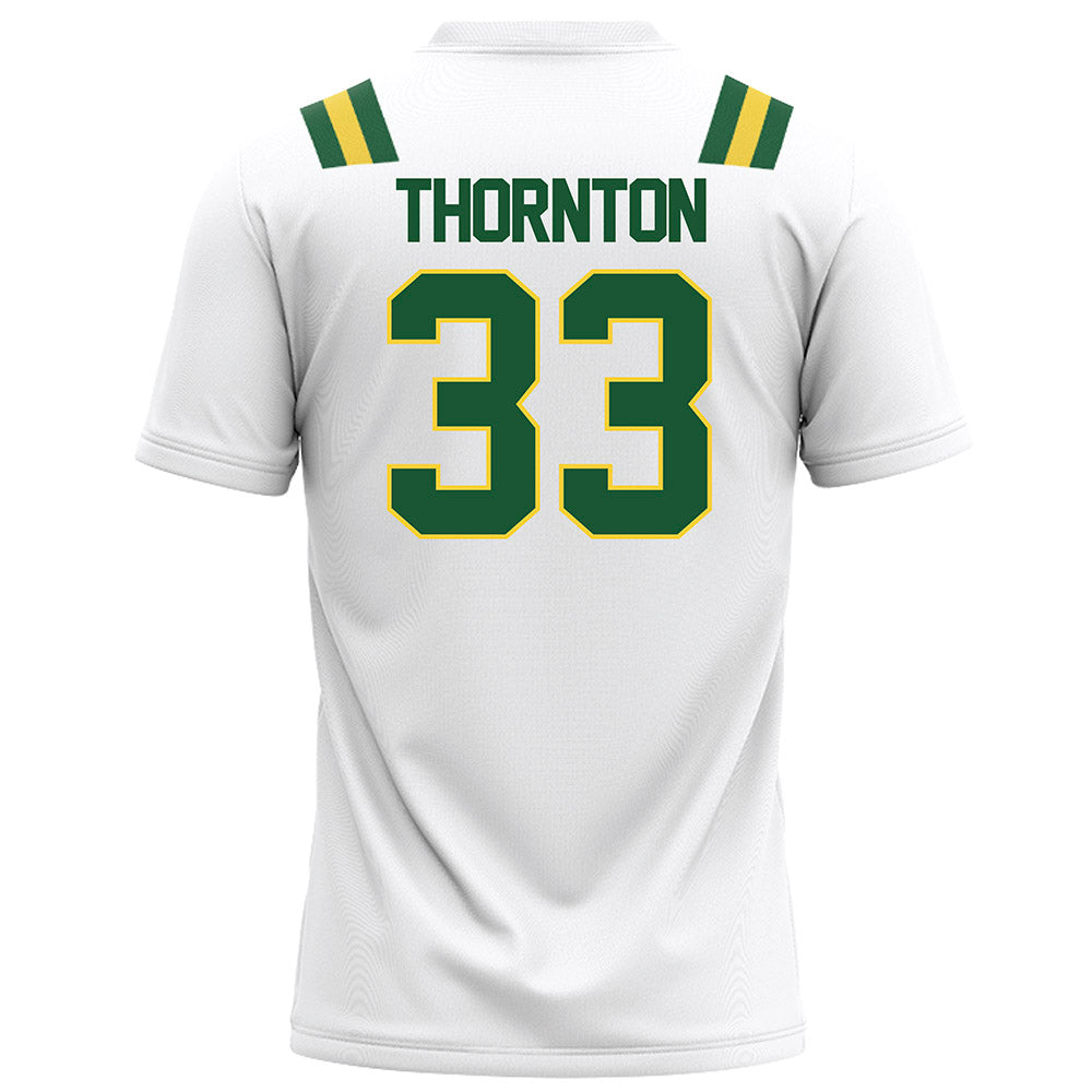 OKBU - NCAA Football : Haydn Thornton - White Football Jersey