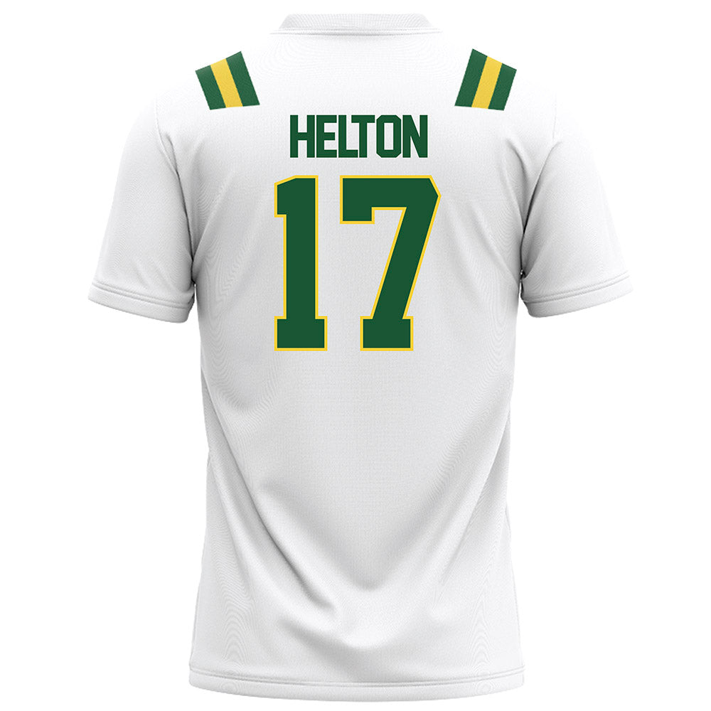 OKBU - NCAA Football : Kai helton - White Football Jersey-1