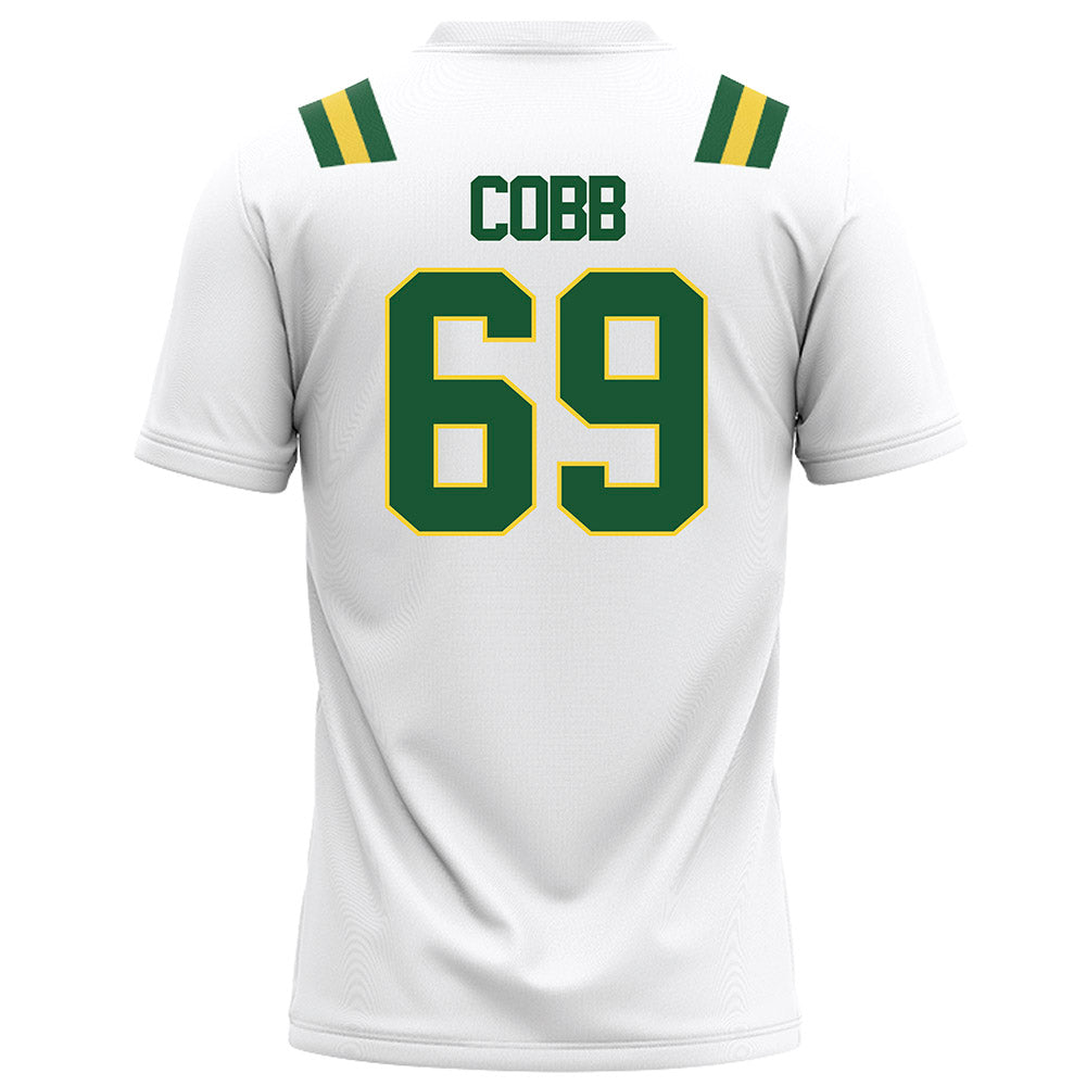 OKBU - NCAA Football : Morgan Cobb - White Football Jersey-1